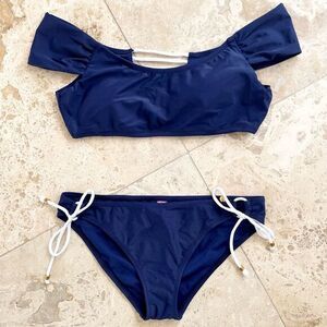 Raisins Navy Blue Swimsuit Set
